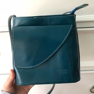 Vera Pelle Leather Crossbody Purse